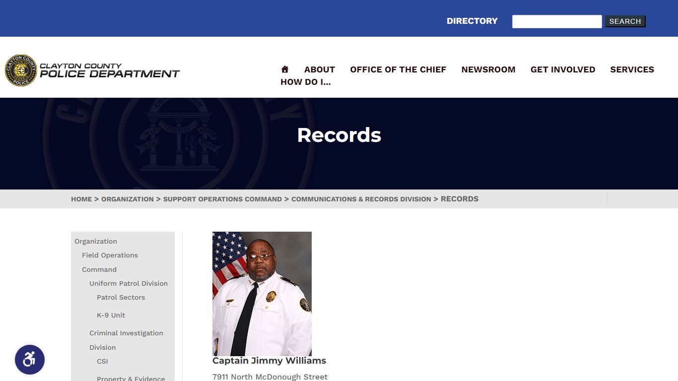 Clayton County, Georgia Police Department Official Website